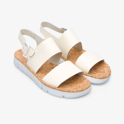 Camper Oruga Womens Sandals US-22658 Cream Retailers